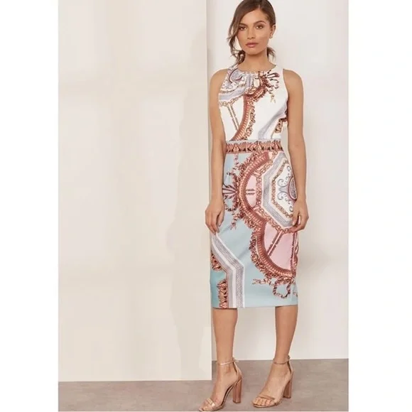 Ted Baker London | Dresses | Ted Baker Versailles Sheath Dress Pearl Collar  Tb Sz 5 Us Size 2 L Large | Poshmark